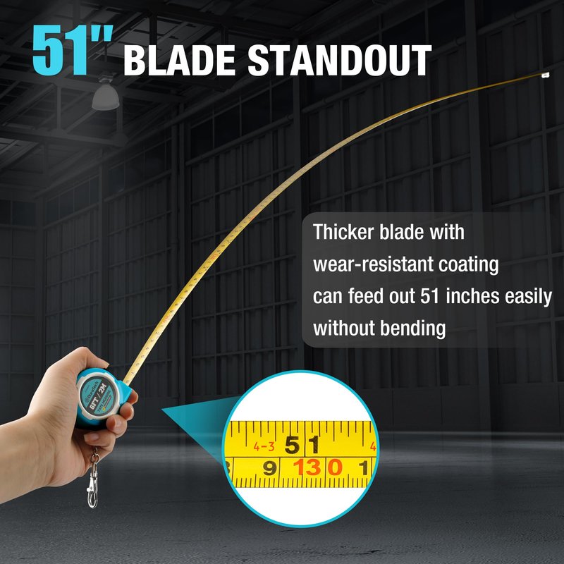 DURATECH Mini Tape Measure, 2 PCS 6FT Inch/Metric Small Tape Measure, Retractable Easy Reading Keychain Measurement Tape, Pocket Size Small Tape Measure for Engineer, Portable, ABS Protective Casing
