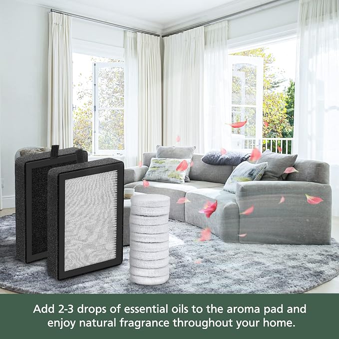 isinlive LV-H128 Air Purifier Replacement Filter Compatible