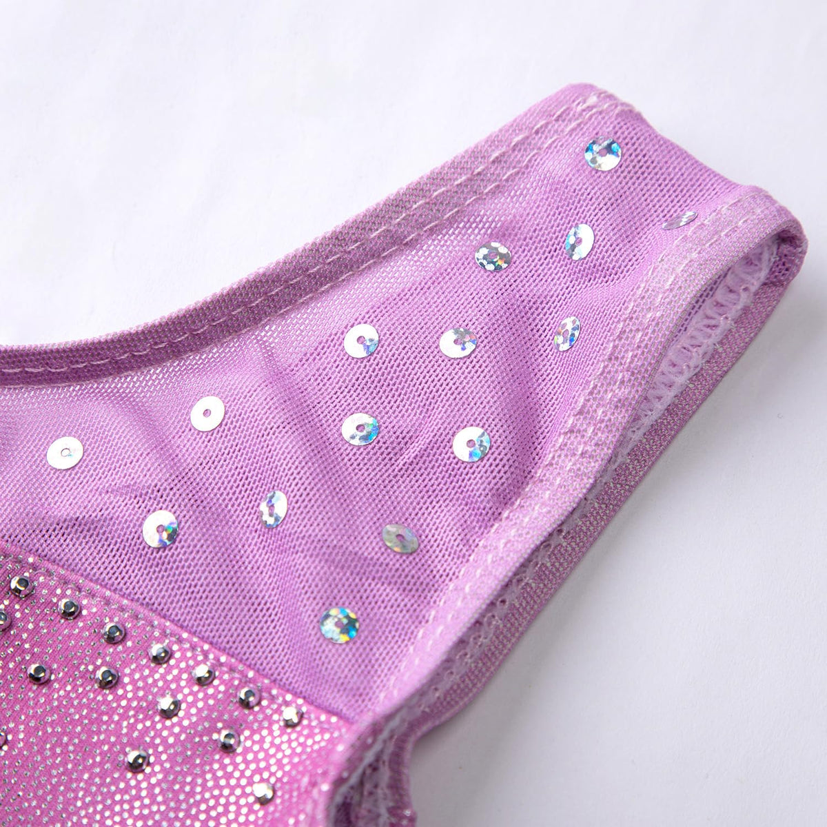 HOZIY Gymnastics Leotards for Toddler Girls 1t 2t Purple Sequins Diamond Rhinestones Mesh Strap Tumbling Outfits Dance Clothes Apparel Sparkly