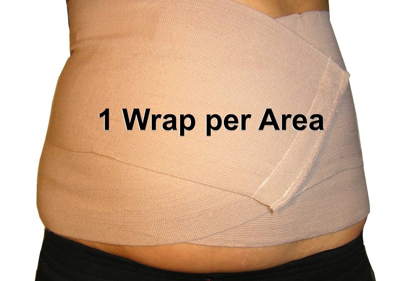 Neutripure Body Wrap Support - Elastic Stretch Bandages - Washable and Extra Wide (Pack of 3)