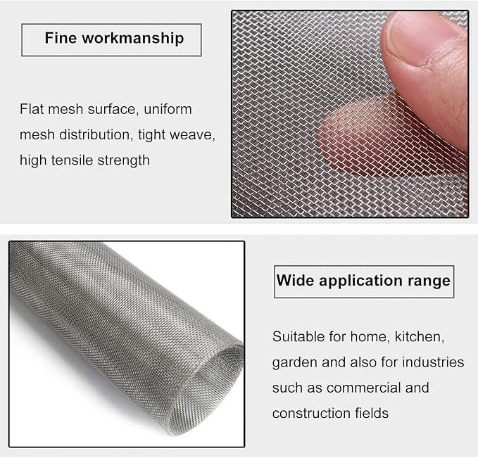 Stainless Steel Woven Wire Mesh Stainless Steel Wire Metal Mesh Sheets