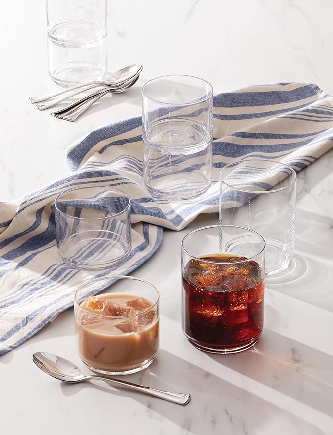 Lenox Tuscany Classics 12Pc Tall & Short Glasses, 5.51, Clear