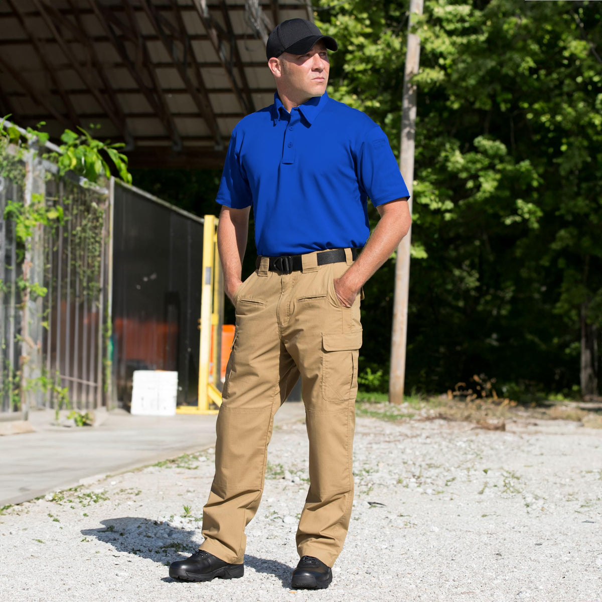 Propper Men's Short Sleeve I.c.e.® Performance Polo, Cobalt, 8X Large