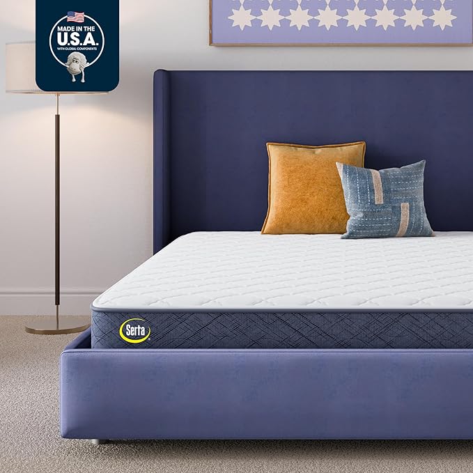 Five Star Mattress Tranquility 7-Inch Firm – King– Supportive Coils, Breathable Foam – Bed-in-a-Box– 100 Night Trial, 10-Year Limited Warranty