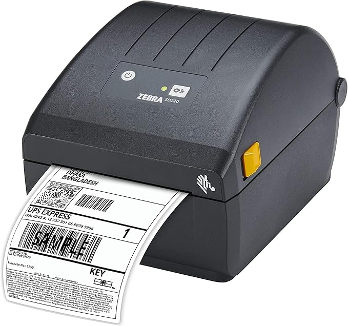 Zebra ZD220 Thermal Desktop Printer 4"| 203 DPI | No Ink Required | USB Connectivity | 2 Year Warranty | Direct Thermal | Z-Spark Series
