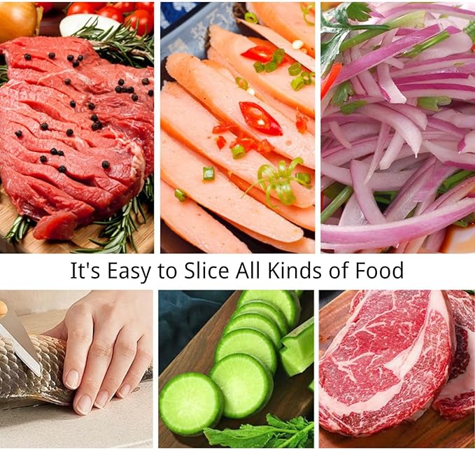 Zemcxney Stainless Steel Onion Holder for Slicing, Lemon Slicer Onion Cutter, Vegetable Cutter for Potato and Tomato, Avocados, Eggs, Food Slicer Assistant Tool for Fruit and Meat