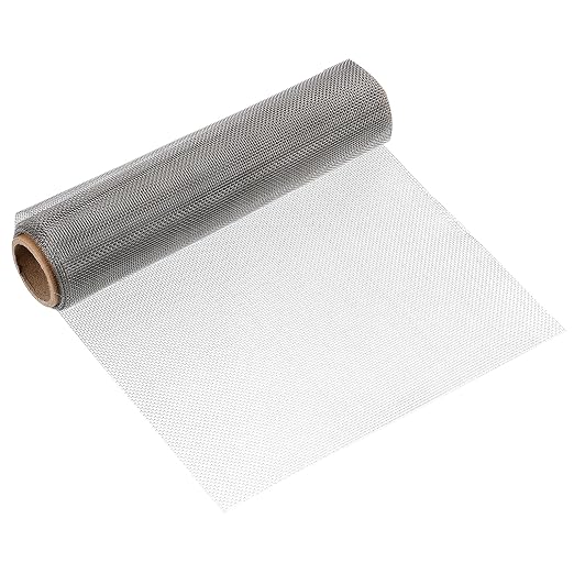 uxcell 16 Mesh 118" x 10" Woven Wire Mesh, 316 Stainless Steel Air Vent Filter