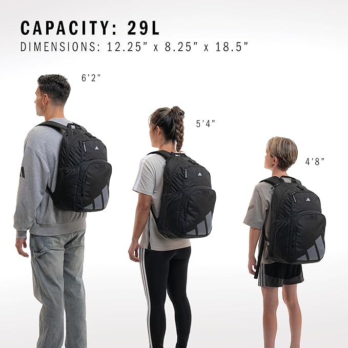 adidas Midway Small Backpack for women and men, durable laptop bag