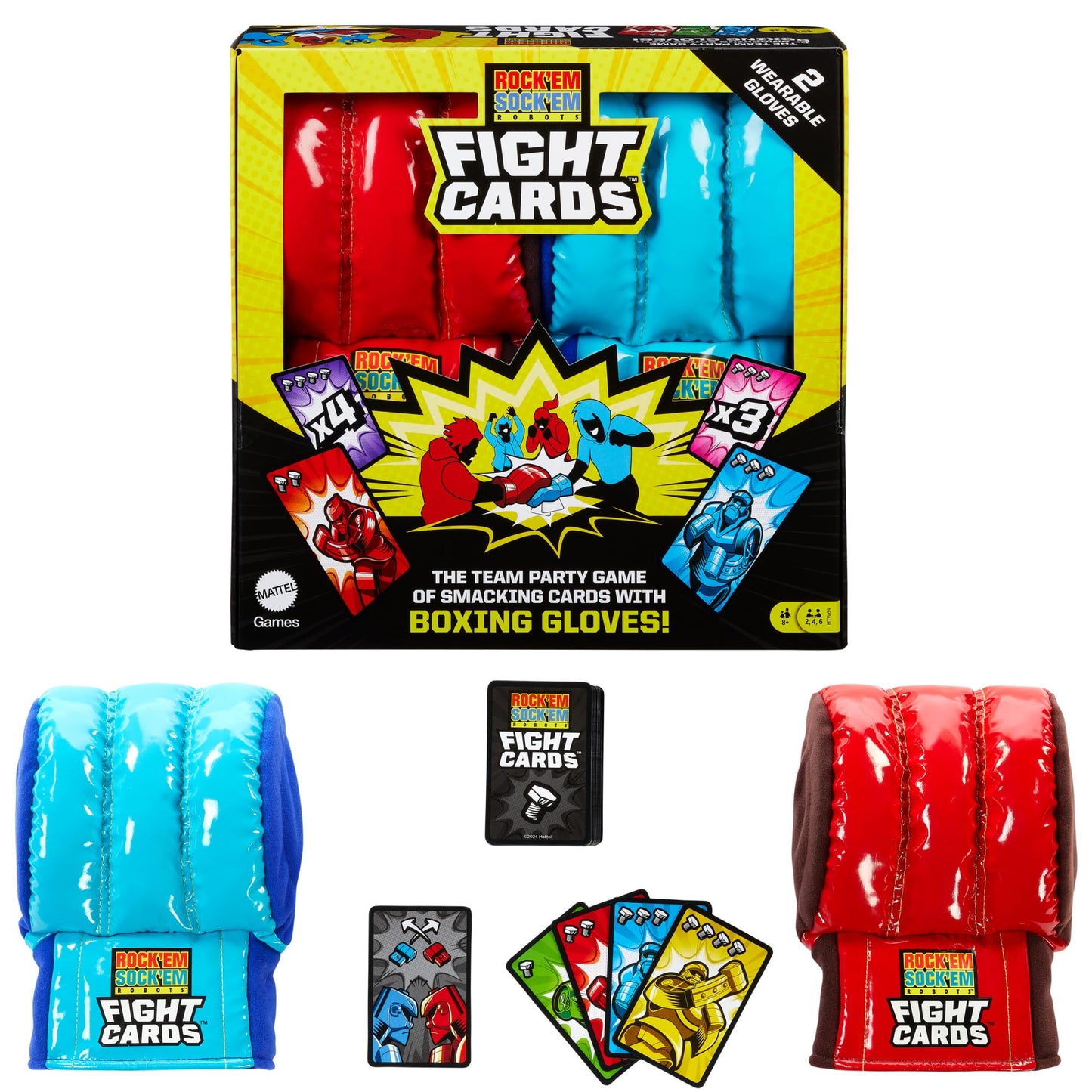 Mattel Games Rock 'Em Sock Em Robots: you control the battle of the robots in a boxing ring