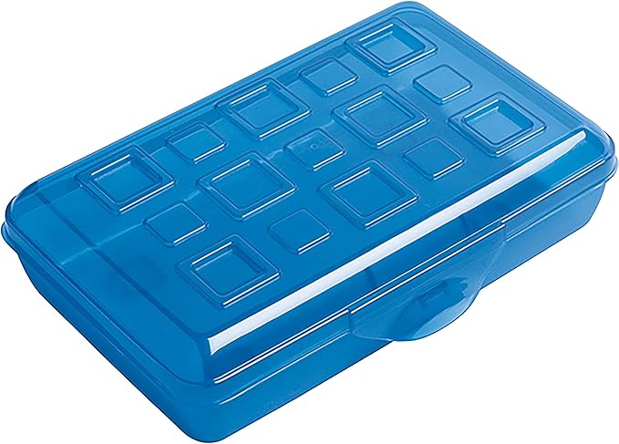 Sterilite Pencil Box with Splash Tint Lid (17224812),Multicolor