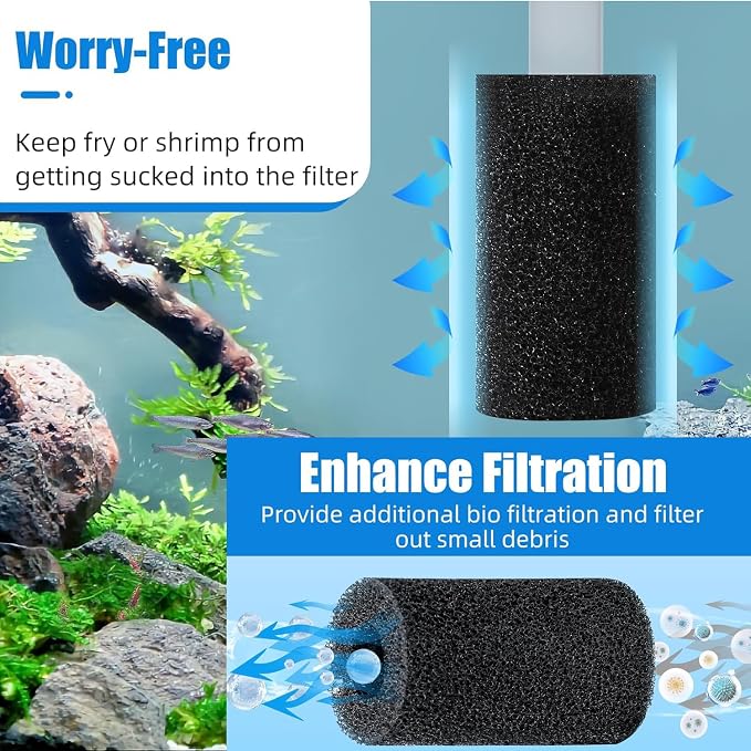 15 Pack Inlet Covers Pre-Filter Sponge