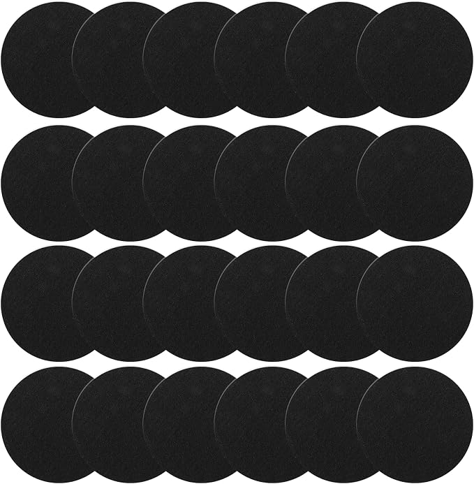 24 Pack Compost Bin Filter, 6.7 Inch Charcoal Filters