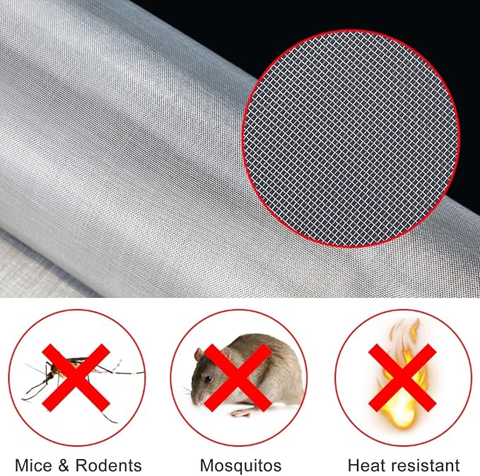 Stainless Steel Woven Wire Mesh, 60 Mesh 304 Stainless Steel Woven Wire Mesh