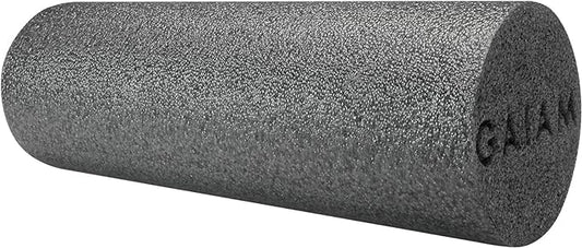 Gaiam Restore Foam Roller for Muscle Massage - Deep Tissue Muscle Massager for Sore Muscles & Stimulation - Total Body Pain Relief, Back, Neck, Foot, Calf, Leg, Arm (18 Inch and 36 Inch)