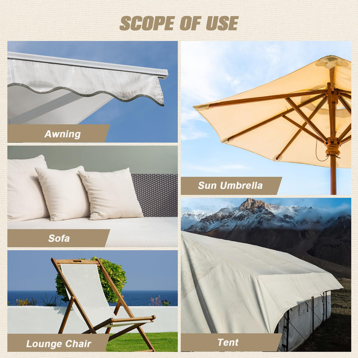 OAZ 2 Pieces 9 x 11 inch Canvas Repair Patches Canvas Fabric Patch Self-Adhesive Fabric Repair Tape Waterproof Outdoor Gear Patch Kit for Boat Cover Awning Sofa Chair Couch Tent Bag (Burgundy)