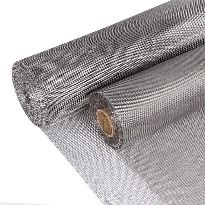 304 Stainless Steel Precision Mesh Roll 60/120 Mesh, Fine Metal Filter Fabric