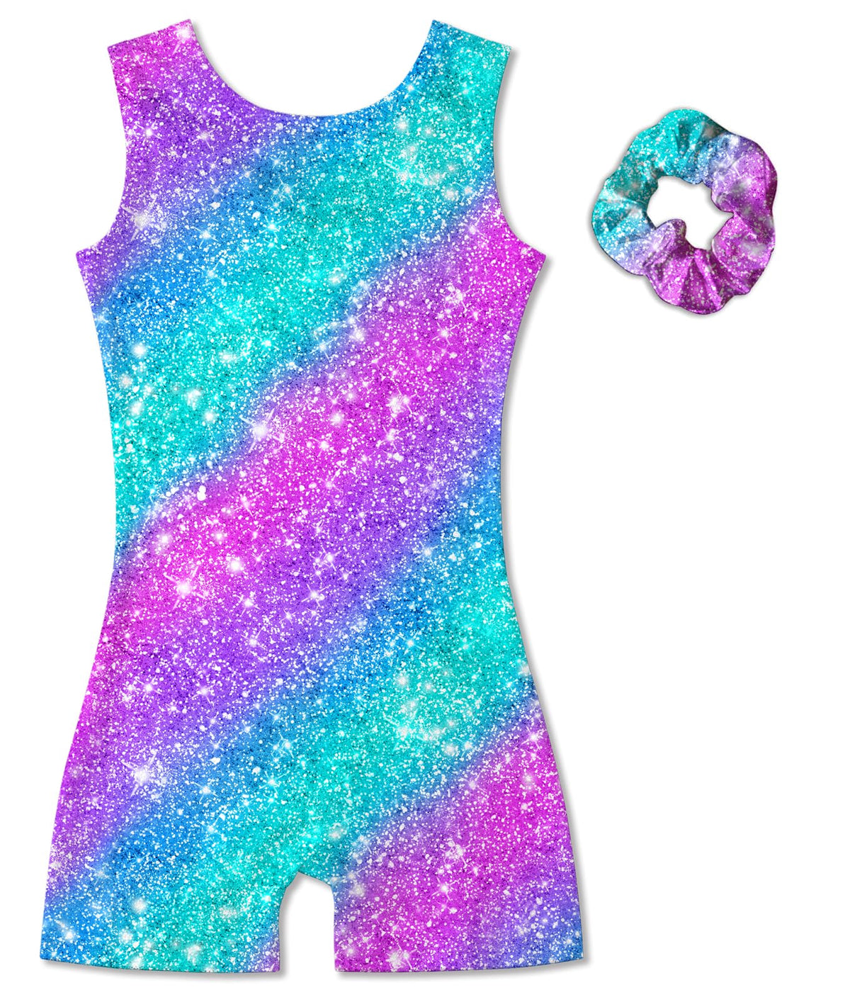 Vogseek Sparkly Gymnastics Leotards for Girls 7 8Y Blue Purple Unitards