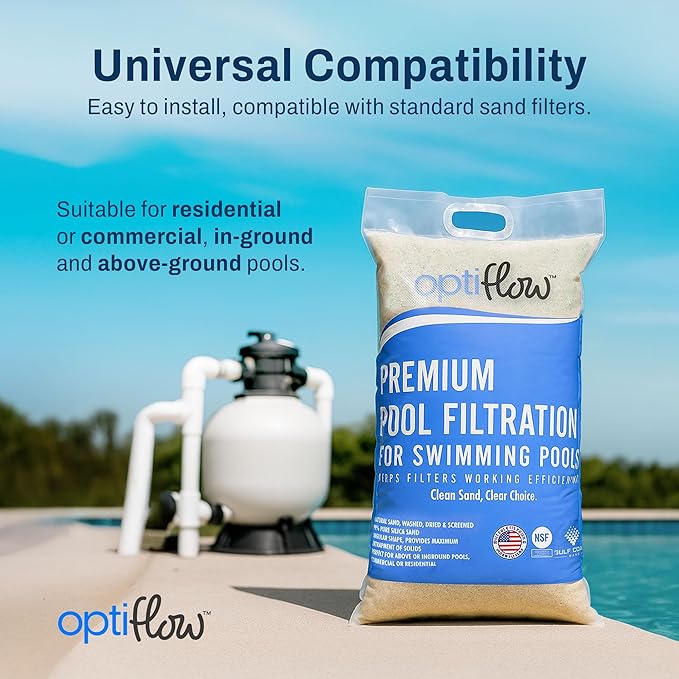 4-Pack Pool Filter Sand, Premium Filtration