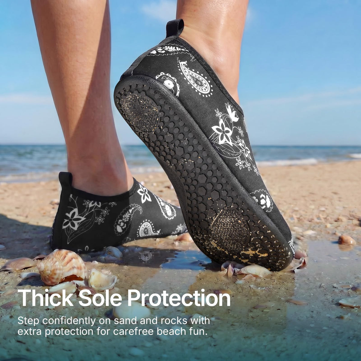 Water Shoes for Women Men Quick-Dry Aqua Socks Swim Beach Outfits Barefoot