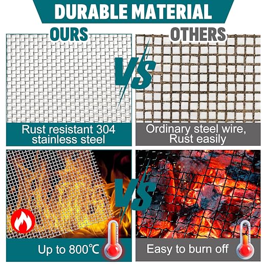 30 Mesh 304 Stainless Steel Mesh Screen, 15.7'' x 295'' Wire Screen Mesh