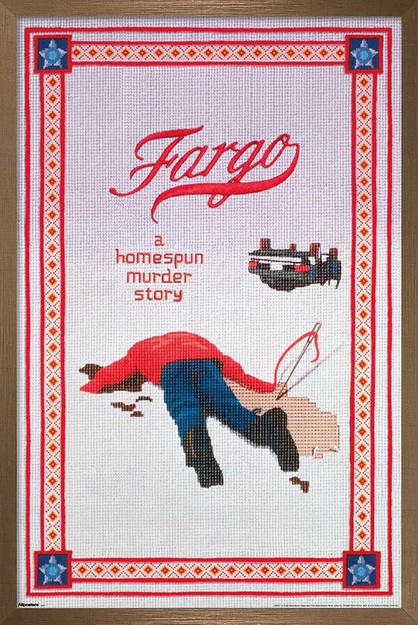 Fargo (1996) - One Sheet Wall Poster, 22.4L" x 14.7W", Bronze Framed Version