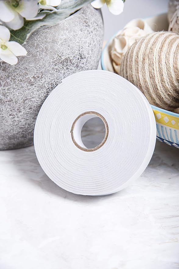 Sizzix, White, Foam Tape , 1 Roll, One Size