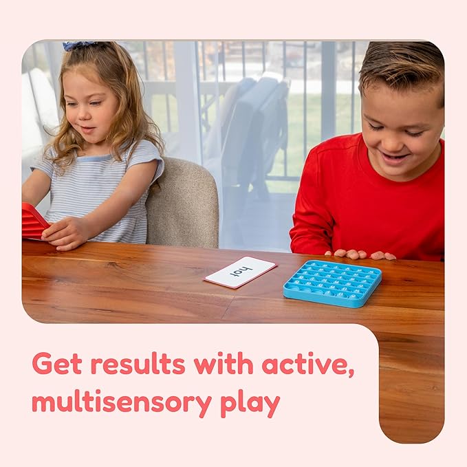 The Fidget Game Word Pop, CVC Words - Learn to Read in Weeks - Multisensory Reading & Phonics Interactive Game Ideal for Pre Kindergarten to 1st Grade (Packaging May Vary)