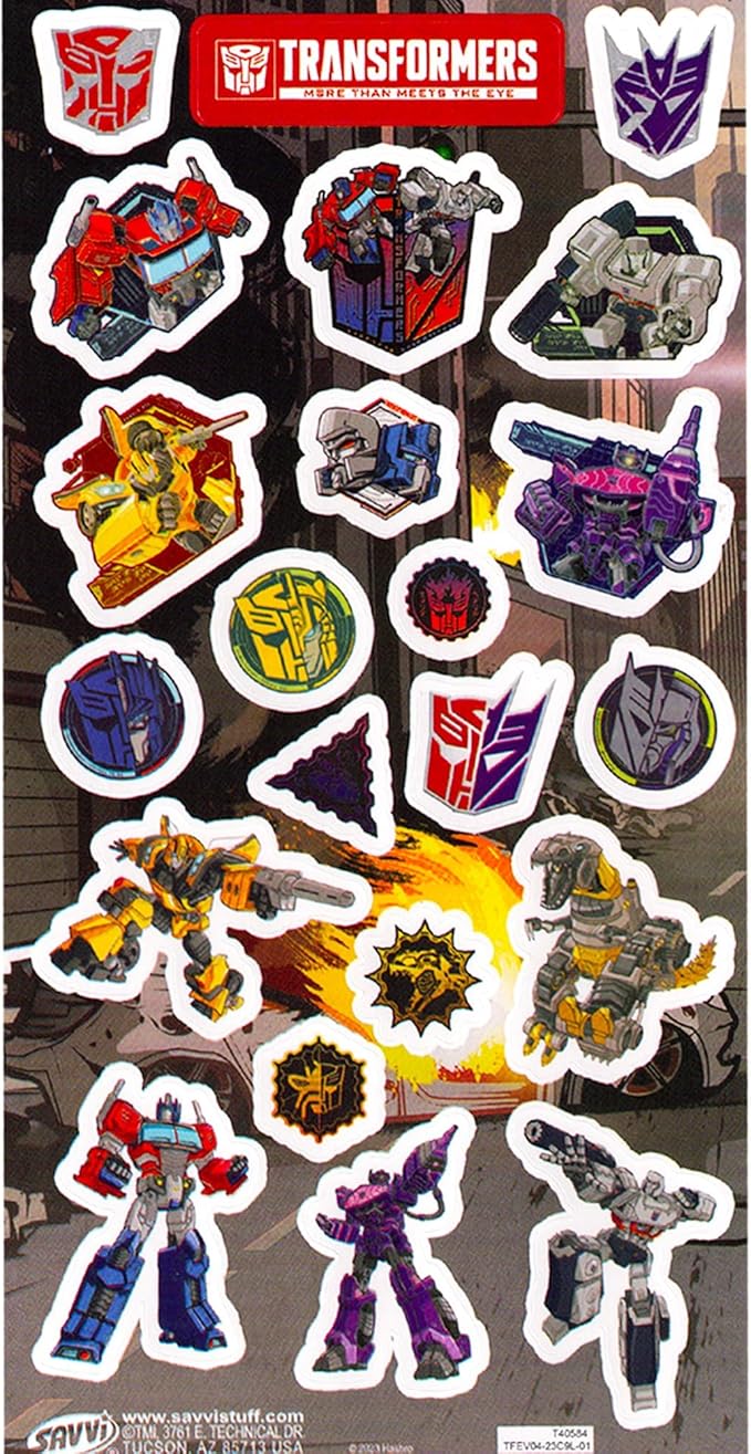 Hasbro Transformers Flash Cards Super Set Toddler Kids - Bundle with 72 Flashcards (2 Packs) Featuring Alphabet and Numbers for Pre-K Boys, Girls Plus Stickers | Transformers Learning Toys