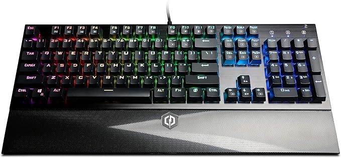 CyberpowerPC Skorpion K2 CPSK302 RGB Mechanical Gaming Keyboard with Kontact ™ Blue (Clicky) Mechanical Switches