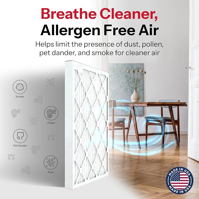 20x25x1 Air Filter by AIRx Filters MERV 11 Pleated Furnace Filter HVAC AC