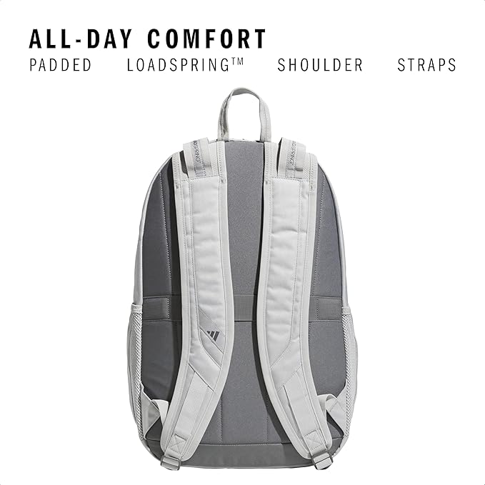 adidas Prime Backpack for Work, Travel Bag for Women and Men with Padded Compartment for Laptop