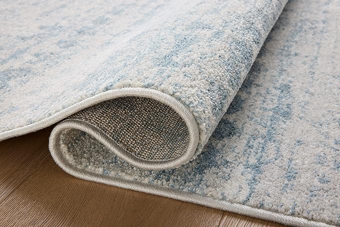 Loloi Kamala Collection KAM-04 Sky/Dove 9'-2" x 13' Area Rug
