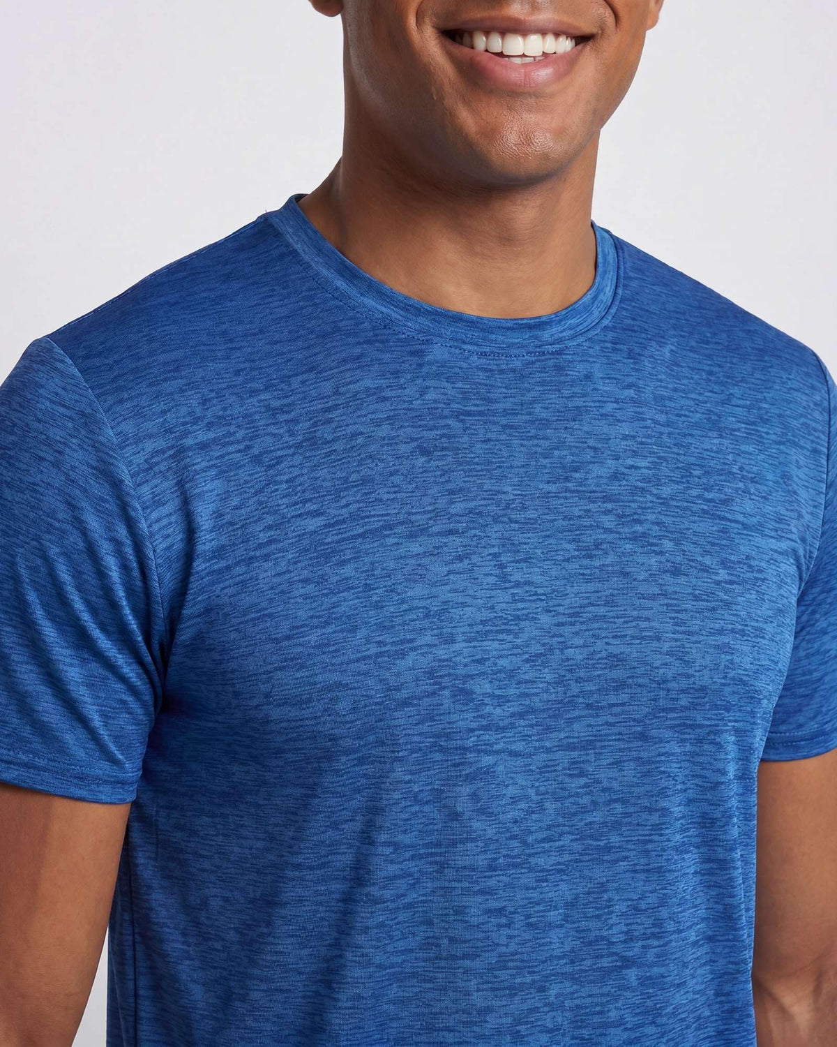 Real Essentials 5 Pack: Men's Dry-Fit Short Sleeve Crew Neck T Shirts Fitness Running Gym Workout Cool Exercise Athletic Tee, Set 10, 3X-Large