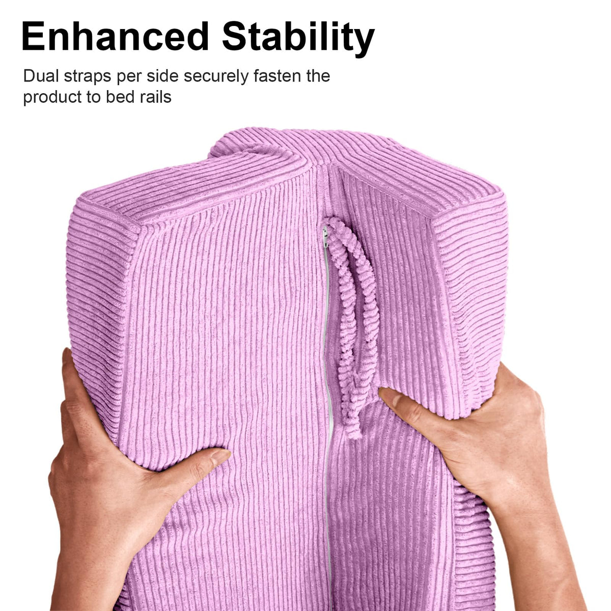 AEOCOO Bed Bumpers for Toddlers, Size 2.3 Ft, Toddler Bed Rail Bumper Protector for Loft Beds & Bunk Beds, Bed Rail Height Extender Bed Guardrail, Anti-Bump | Fall Prevention, Purple