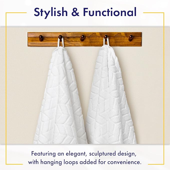 Ultra Soft & Stylish 700 GSM Luxury Bath Towels - 100% Zero-Twist, Long-Staple Cotton - Remarkably Absorbent & Quick Drying - 6 Piece Towel Set (Papyrus)