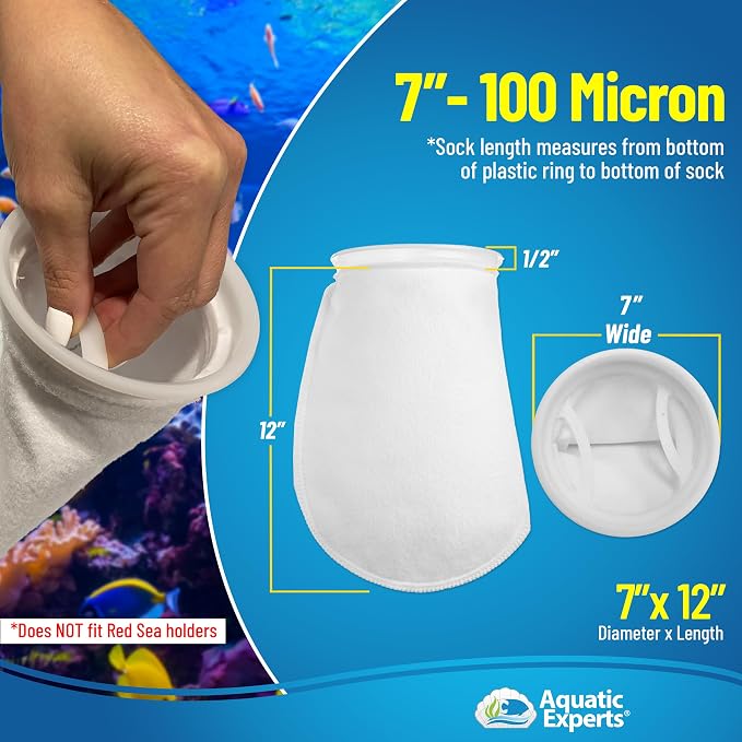 Aquatic Experts 7 Inch Filter Sock