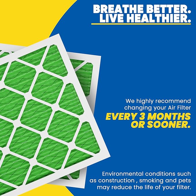Maycold MERV 13 14x24x1 Air Filter, High-Efficiency Pleated AC & Furnace Filters