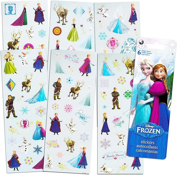 Frozen Lunch Bag Set - Bundle of an Elsa Lunch Box, Stickers, and More | Disney Frozen School Supplies Kit for Kids