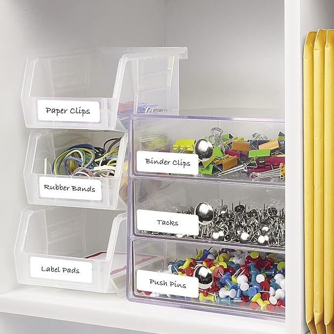 Avery Multi-Use Removable Labels, 1" x 3", Print or Write ID Labels, White, 750 Total (3-Pack of 35436)