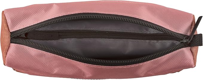 Five Star Pencil Pouch, Pen Case, 9-Pocket Zipper Pouch, Storage Organizer for School Supplies Earbuds Chargers Cables Makeup, Pink/Terracotta (500213F-ECM)