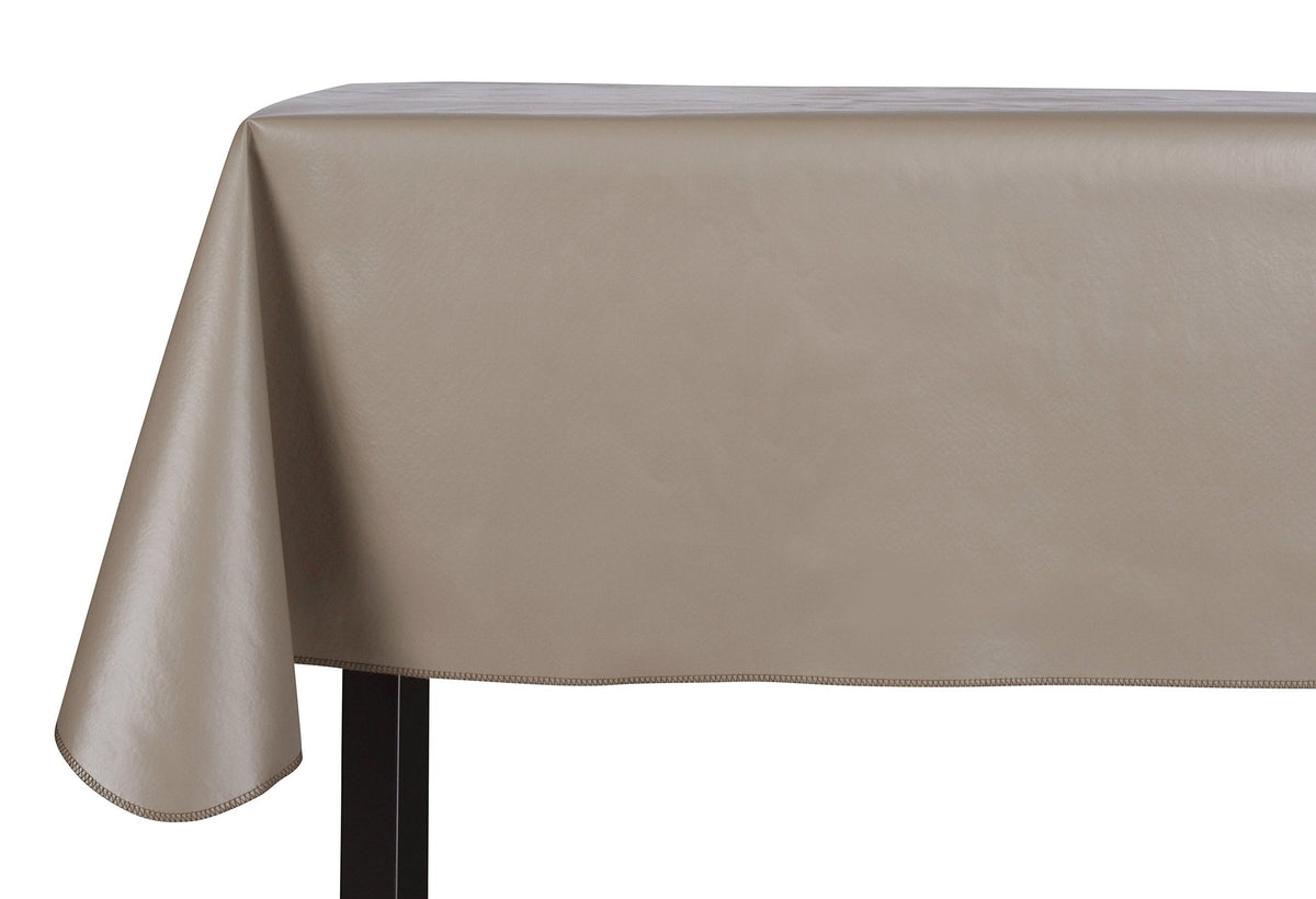 Yourtablecloth Heavy Duty Vinyl Rectangle or Square Tablecloth – 6 Gauge Heavy Duty Tablecloth – Flannel Backed – Wipeable Tablecloth with Vivid Colors & Many Sizes 52 x 120 Ruby Red