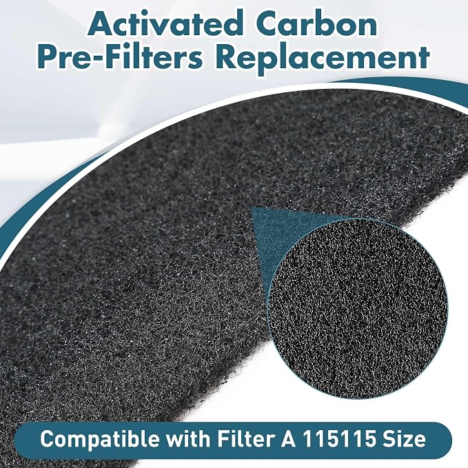 Pangda 4 Pack Activated Carbon Pre Filters Replacement Compatible