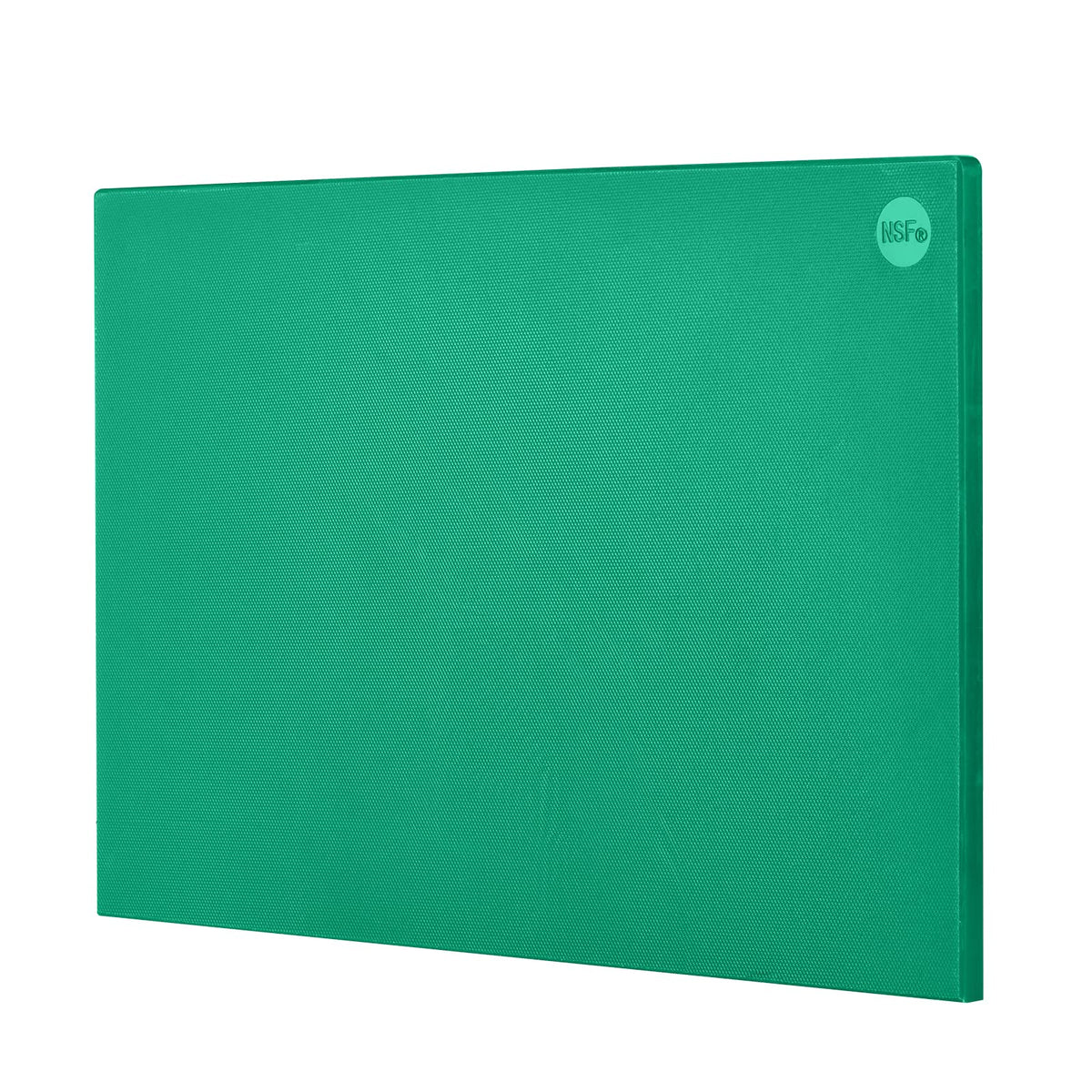 CURTA 2-Pack Green Cutting Boards for Kitchen, 18" x 12" x 0.5" Color Coded Plastic Chopping Board with Anti Slip Surface Dishwasher Safe