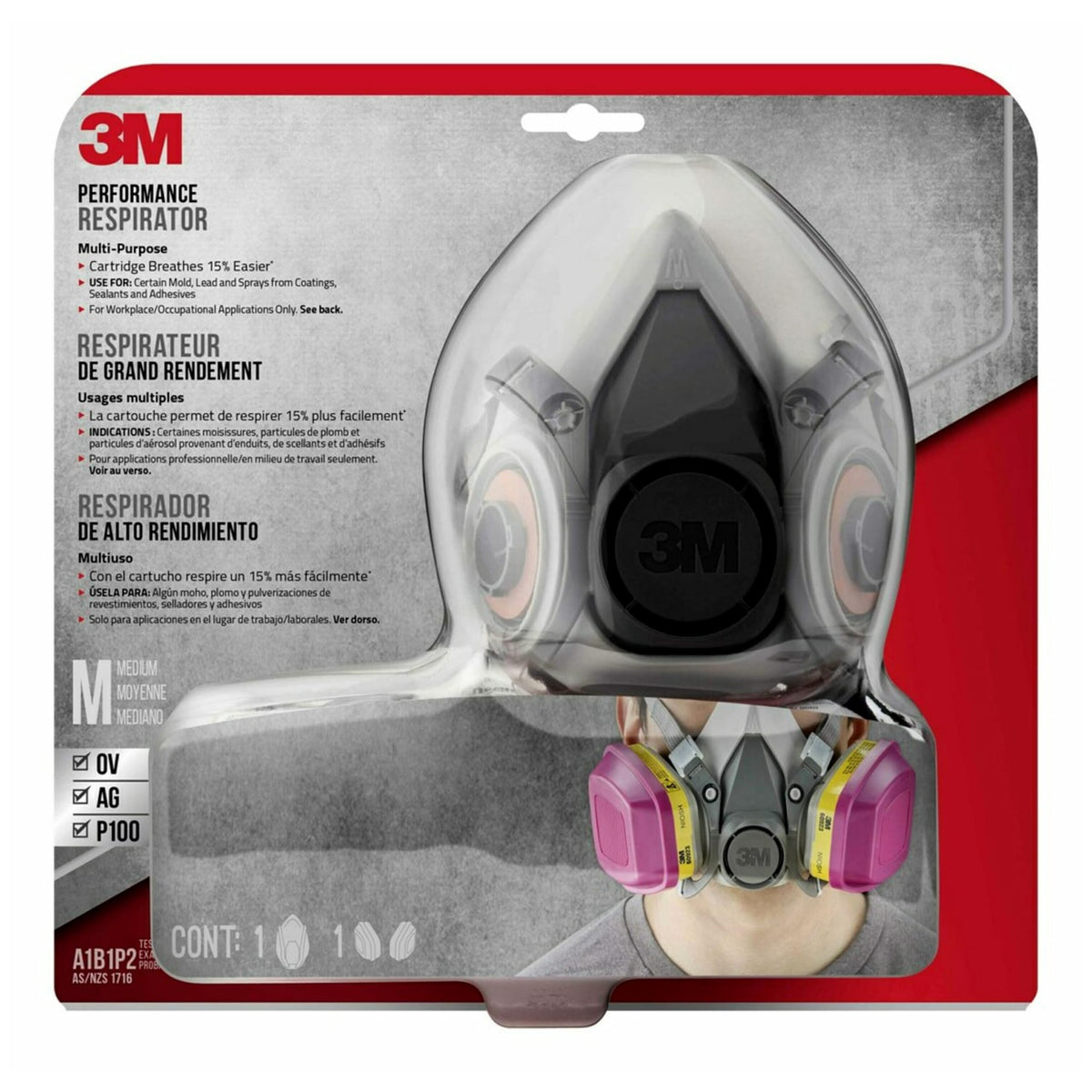 3M Professional Multi-Purpose Drop Down Respirator