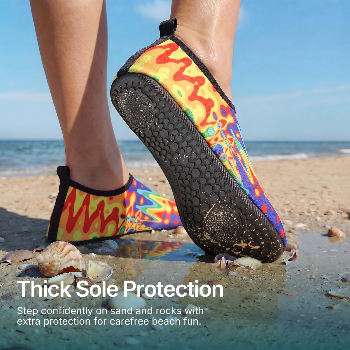 Water Shoes for Women Men Quick-Dry Aqua Socks Swim Beach Outfits Barefoot