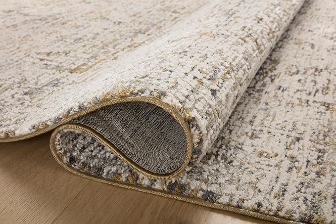 Loloi Amber Lewis Alie Collection ALE-05 Gold/Beige 2'-7'' x 10'-0'', .13'' Pile Height, Runner Rug