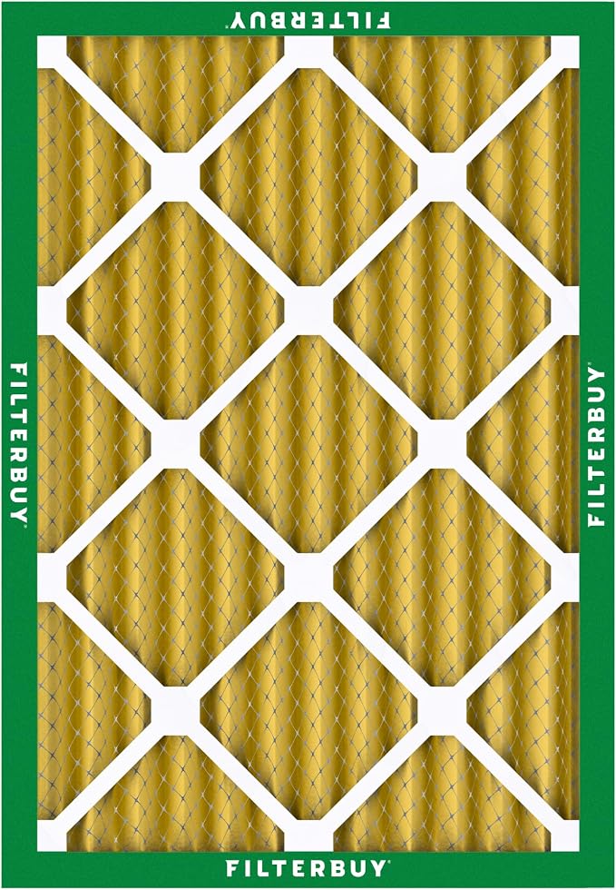 Filterbuy 14x20x2 Air Filter MERV 11 Superior Pet & Allergy Defense,