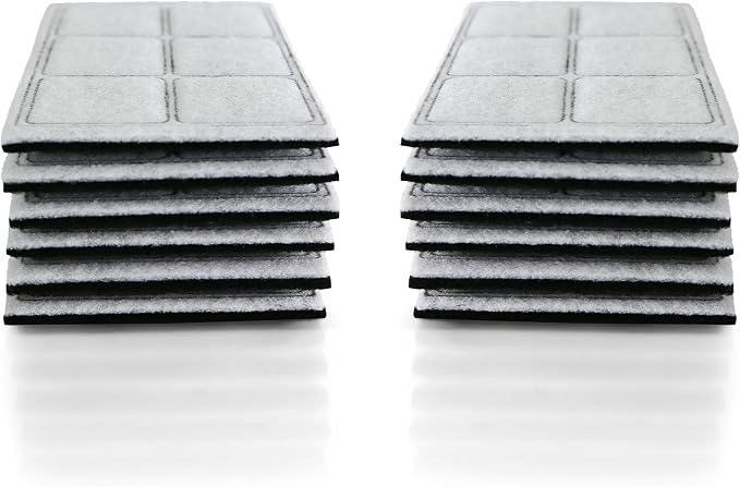 K&J 12-Pack of Drinkwell Platinum Compatible Premium Charcoal Water Filters