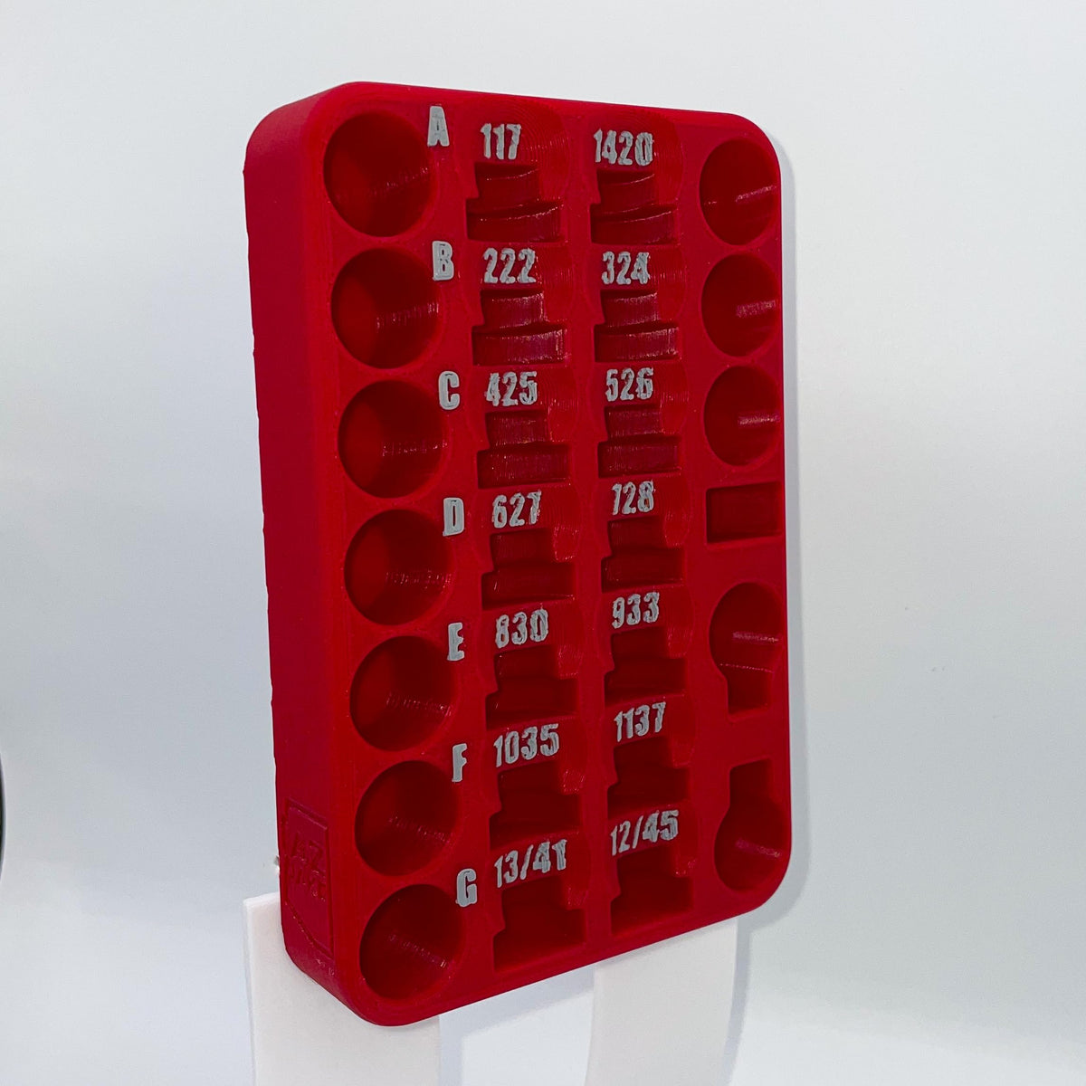 Precision Storage Rack for Headspace & Bullet Comparators - Compatible with Hornady