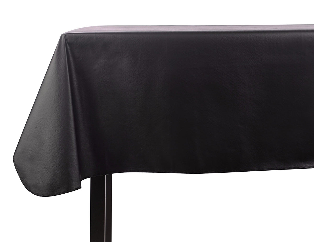 Yourtablecloth Heavy Duty Vinyl Rectangle or Square Tablecloth – 6 Gauge Heavy Duty Tablecloth – Flannel Backed – Wipeable Tablecloth with Vivid Colors & Many Sizes 52 x 120 Ruby Red